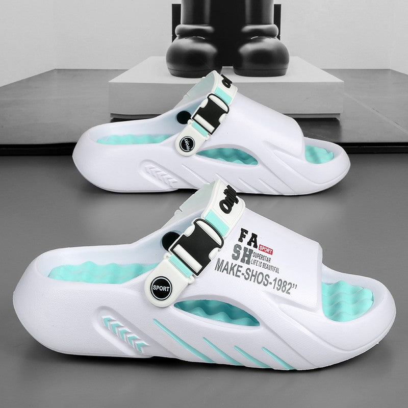 Flip Flops Male Massage Slippers Outdoor Sandals Beach Clogs Indoor Comfortable Soft Slides Men Casual Shoes Women Home Slippers