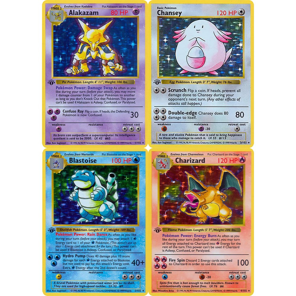PKM Cartas de Jogo Proxy Foil Conjunto Completo Team Rocket (RO) Jungle (JU) Base Set (BS) Fossil (FO) TCG Colecionável Brinquedo e Presente Pokemon