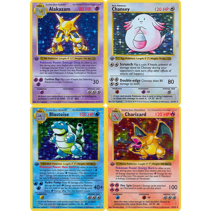 PKM Cartas de Jogo Proxy Foil Conjunto Completo Team Rocket (RO) Jungle (JU) Base Set (BS) Fossil (FO) TCG Colecionável Brinquedo e Presente Pokemon