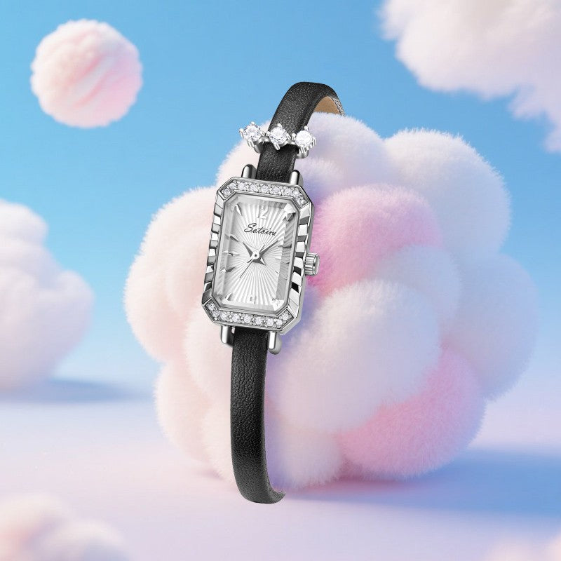 Sotoiru Square Watch For Women Leather Strap Quartz Wristwatch Elegant Dress Watch Christmas Gifts For Girlfriend ?????