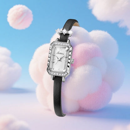 Sotoiru Square Watch For Women Leather Strap Quartz Wristwatch Elegant Dress Watch Christmas Gifts For Girlfriend ?????