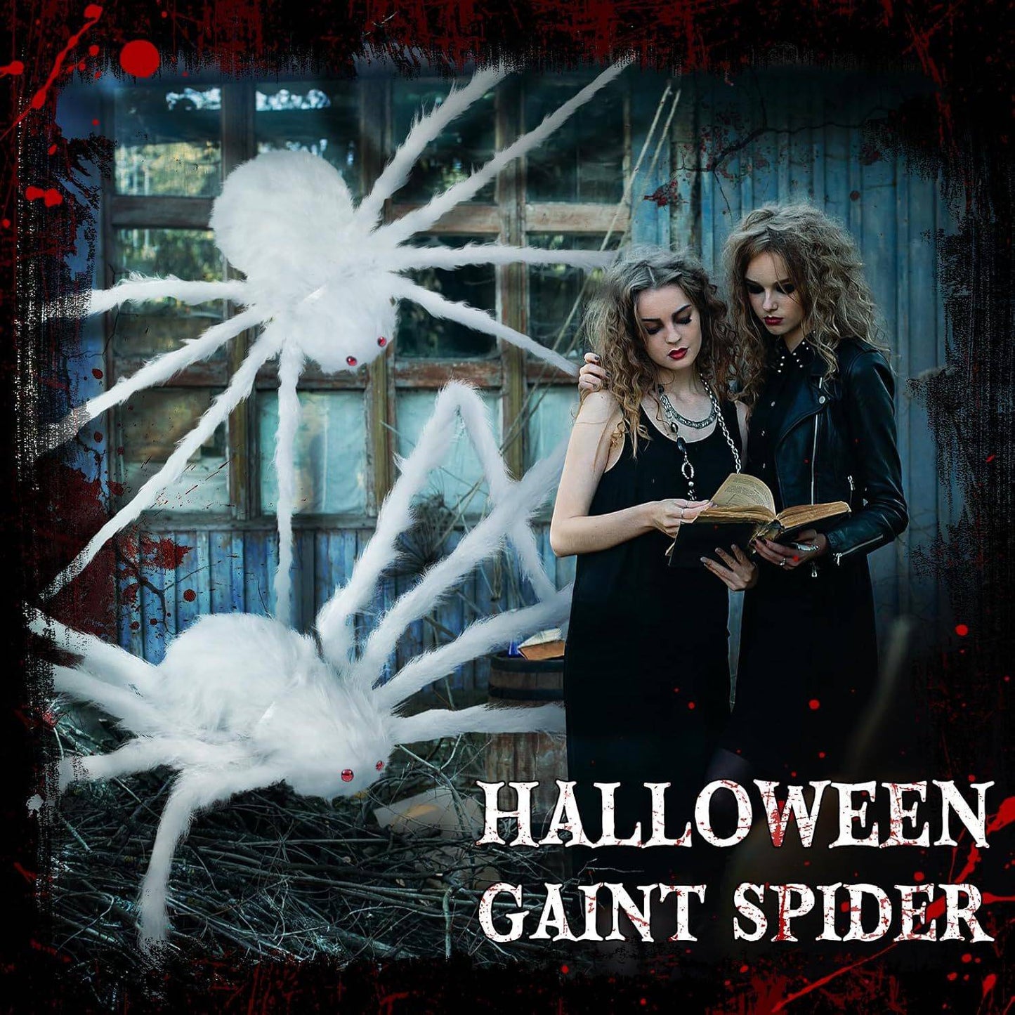 Spider Halloween Decoration Home Supplies Outdoor Yard/garden Decor Haunted House Spider Hallowen Day of The Dead Props Scream