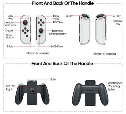 Original Nintendo Switch OLED Model 7 Inch Screen Joy?Con Handle Enhanced Audio Adjustable Console Stable TV Mode Video Game