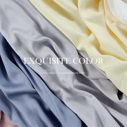 Lofuka Top Grade 100% Silk Green Bedding Set Queen King Silky Sexy Honeymoon Duvet Cover Bed Linen Flat Sheet Pillowcase