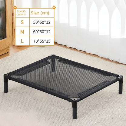 Cama de cachorro dobrável indestrutível para animais de estimação ao ar livre, camas de cachorro em promoção, resfriamento de verão, lavável