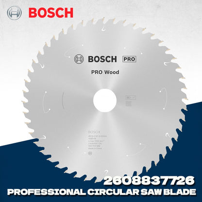 BOSCH 2608837726 Lâminas de Serra Circular para Madeira Serras de Mesa sem Fio para Madeira Macia Madeira Dura 216×1.7/1.2x30mm T48 Acessórios para Ferramentas Elétricas