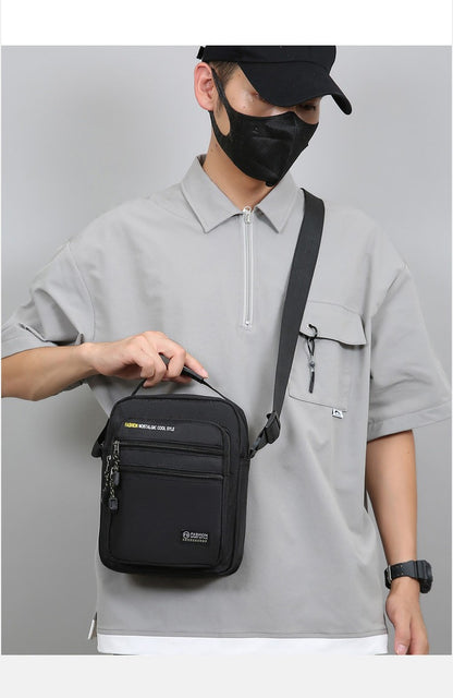 New Fashion Oxford Men Crossbody Bag Single Shoulder Bags Big Capacity Storage Bag Fashion Multi-Pockets Business Crossbody Bags