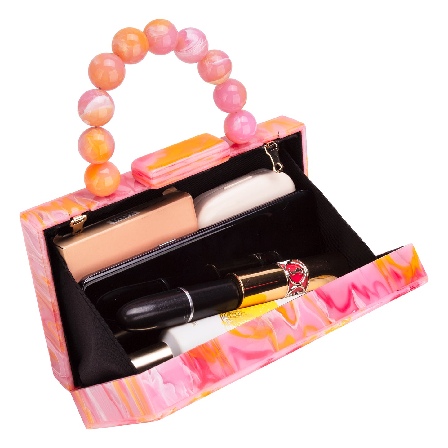 Acrylic Handbag Casual Trend Small Square Bags Women Clutches Wedding Party Dating Lady Trendy Evening Bags Chain Shoulder Bag