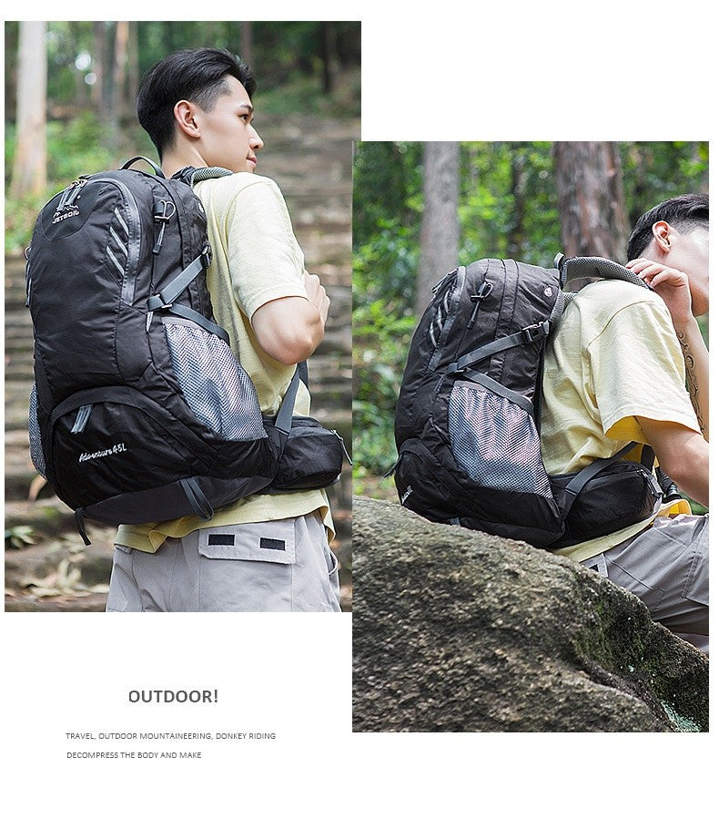 Mochilas de Caminhada Impermeáveis Masculinas e Femininas para Atividades ao Ar Livre, Montanhismo, Viagens, Esportes, Mochila de Grande Capacidade para Acampamento