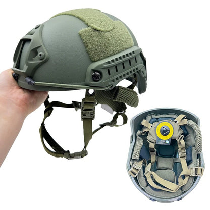 FAST Tactical Helmet Wendy Suspension Lightweight Adjustable ABS for Airsoft, Paintball & CS Games - Comfortable Protective Gear