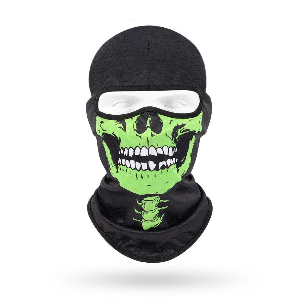 Quick-Dry Skull Face Mask - Breathable Sun Protection for Cycling & Outdoor Sports
