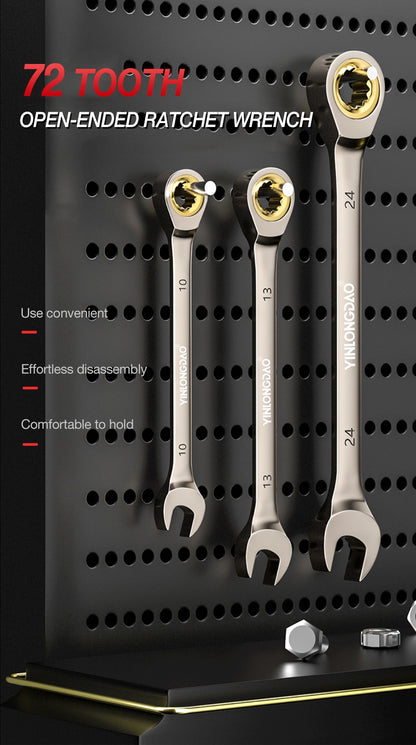Chave Catraca Universal 72 Dentes Anel de Engrenagem Torquímetros Chaves Catraca Métrica Ferramentas Mecânicas para Reparo Automotivo