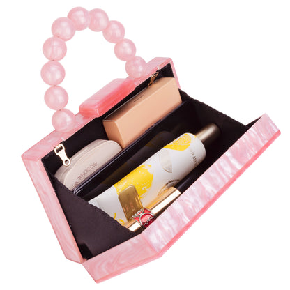 Acrylic Handbag Casual Trend Small Square Bags Women Clutches Wedding Party Dating Lady Trendy Evening Bags Chain Shoulder Bag