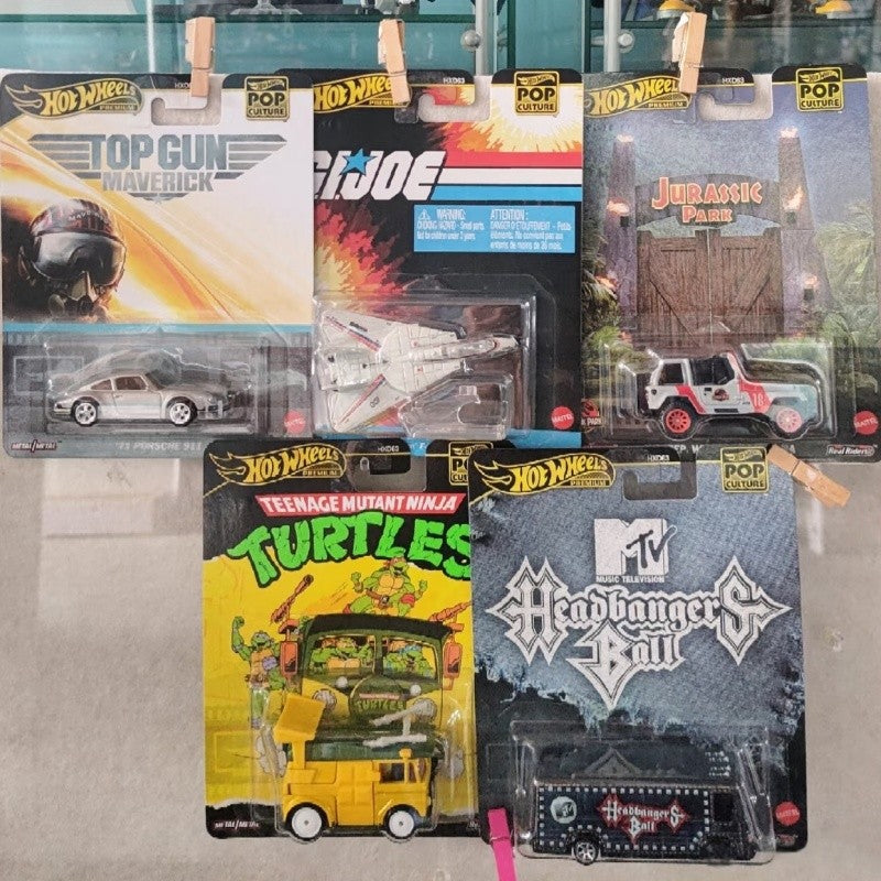 Hot Wheels Genuíno Hxd63 Coleção Pop Culture Stranger Things Godzilla De Volta Para O Futuro Forza Matrix Carros De Brinquedo Presentes