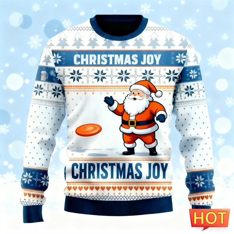 2026 New Funny Santa Claus Graphic Sweatshirts Fashion Holiday Wear 3D Printed Ugly Christmas Sweater Loose Streetwear Pullovers