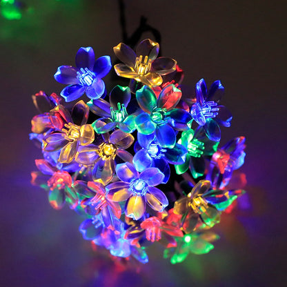 10/20M Cherry Blossom Garland Fairy Lights Indoor Christmas Decoration String Lights 200LED for Wedding Pink Party Decorations