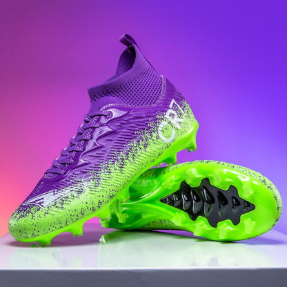 New Men Football Boots Futsal High-quality Match Indoor Hot-selling Soccer Shoes Sneakers High-top Non-Slip Cleats Grass FG/TF