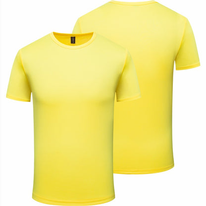 Quick-drying T-shirt Custom Logo Breathable Sports Top Embroidery Personalized Logo Team Activity T-shirt Print Pattern 2025