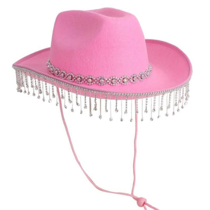 31BB Adjustable Denims Hat Delicate Rhinestones Hat Various Colorful Hat Beautiful for Unisex Casual Wear