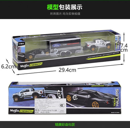 Maisto 1:64 1979 Chevrolet® K5/Car Traller/1971 chevrolet vega Blazer die-cast precision model car Model collection gift