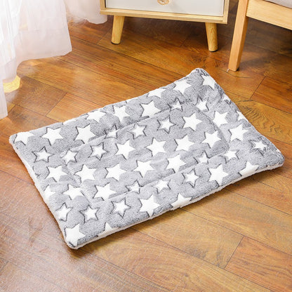 Tapete para Cães Pequenos Fofo, Dupla Face, Quente de Inverno, Sofá Cobertor para Gatos de Médio Porte, Almofada para Cama de Filhotes Macia, Acessórios para Cama de Animais de Estimação