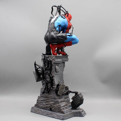 Boneco Homem-Aranha Venom Symbiote Estatuetas Homem-Aranha Boneco Venom Figurine PVC Decoração de Mesa Estátua Modelo Bonecas Brinquedos Presentes de Natal