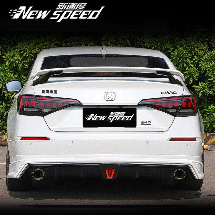 For 11th Generation Sedan Civic Wave Breaking Small Surround Kit Front Small Bag Side Skirt Rear Small Bag Modification Kit