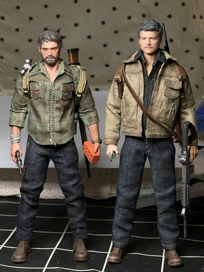 Brinquedos Premium 1/12 The Last of US Soldado Masculino Boneco de Ação Joel Conjunto Completo Boneco de Ação Articulável Cerca de 15 cm de Presente