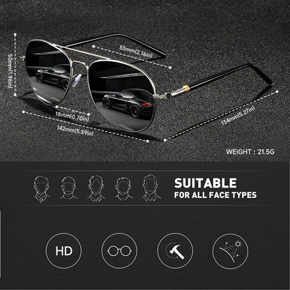 3 PCS Fashion Vintage Square Metal Frame Sunglasses Men Women Fishing Driving Luxury Brand Designer Sun Glasses  Eyewear UV400