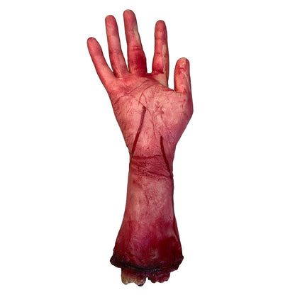 Horror Halloween Decor Blood Horror Broken Hand Model Arm Body Prop Rubber Props Prank Halloween Prop Haunted Party Decoration