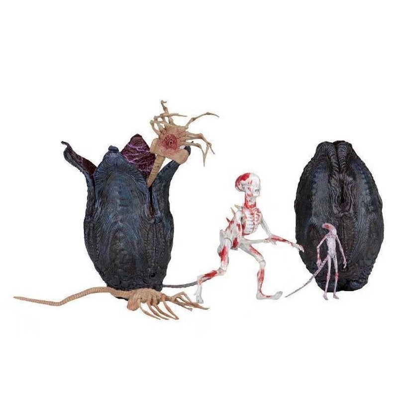 ?In Stock?NECA  Alien Contract Series Model Handheld Alien Set Doll Desktop Decoration Ornament Movie Accessories Action Figures