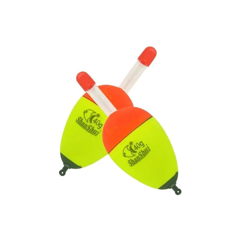 2/10pcs EVA Luminoso Pesca Noite Flutuante Luz Vara Espuma Plástica Bobber Mar Pesca em Rocha Chumbadas Flutuadores Acessórios de Pesca