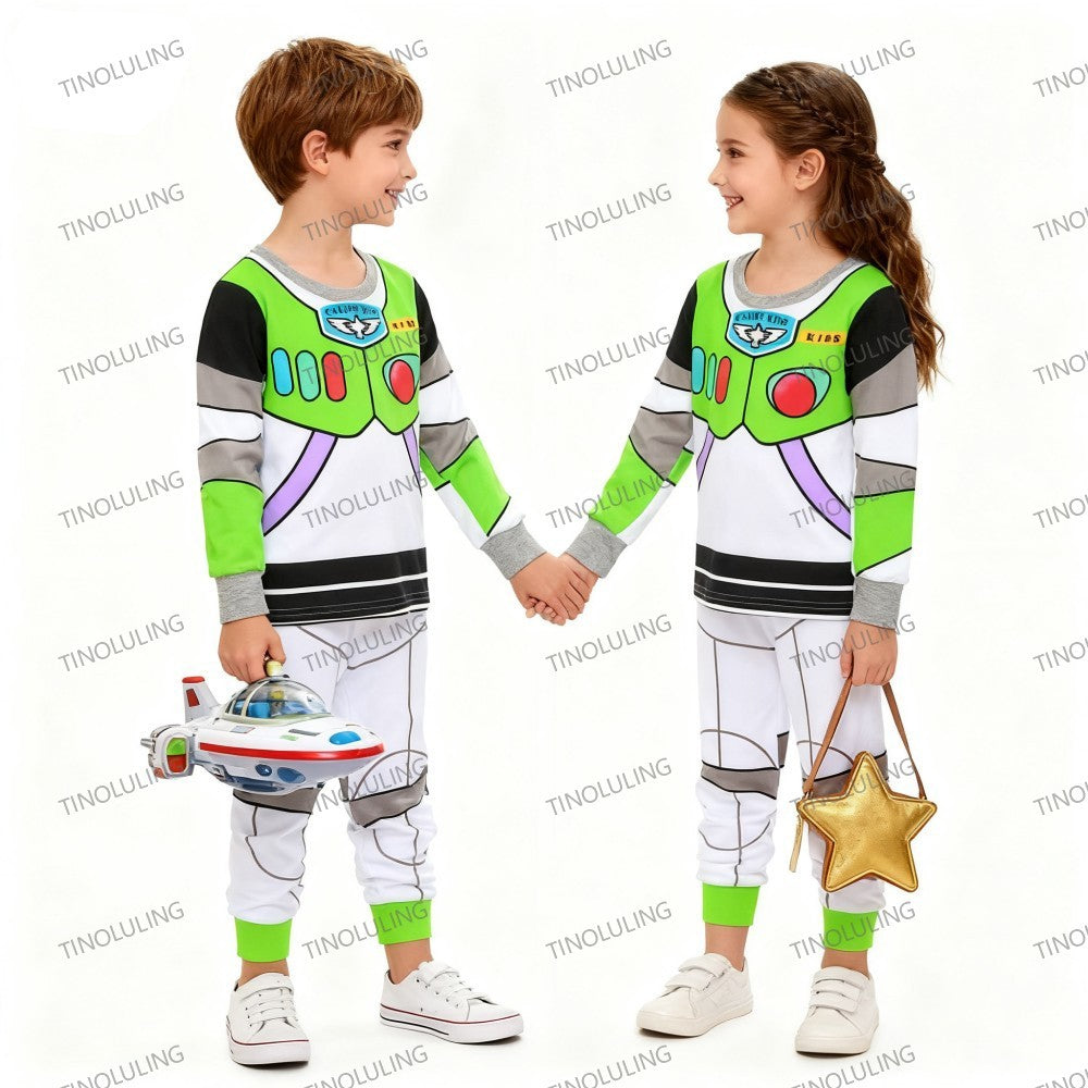 Autumn Kids McQueen Boutique Pajamas Sets 100% Pure Cotton Mickey Minnie Elsa 2pcs Pyjamas for Baby Boys Girls Toddler Sleepwear