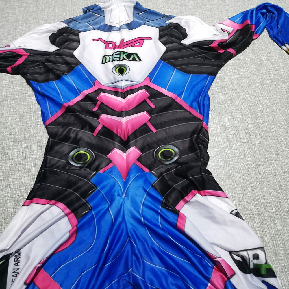 d.va Cosplay Costumes Superhero Zentai Suit dva Halloween Bodysuit