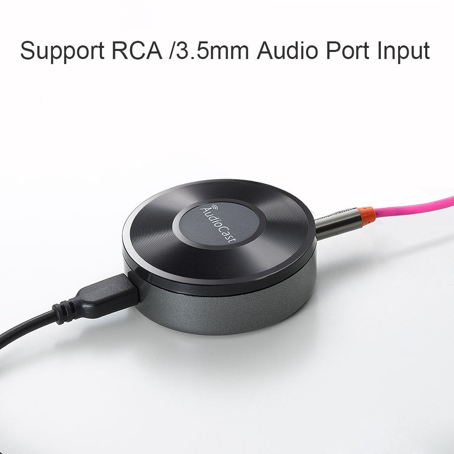 Receptor de áudio sem fio Wifi para streaming de música Audiocast Ieast pPlay M5 DLNA para adaptador de áudio Airplay com função multiroom