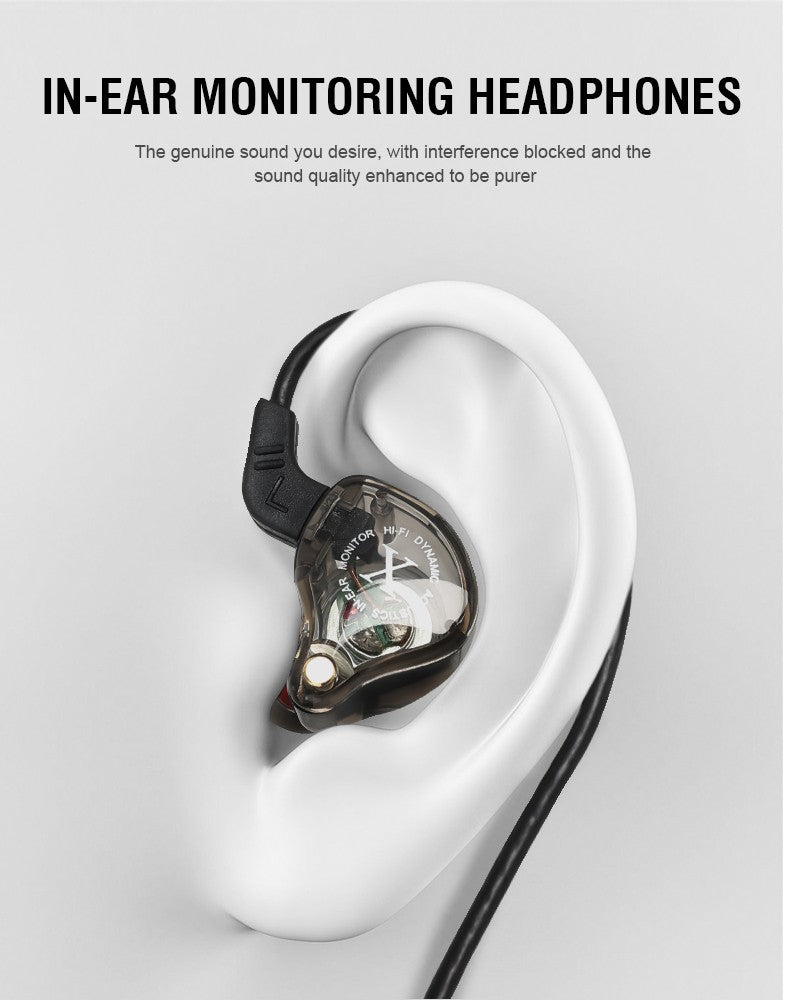 Sistema Sem Fio de Monitoramento Intra-Auricular UHF Gooermi LM210 Canal Estéreo Com Múltiplos Transmissores Para Pequenos Concertos e Home Theater