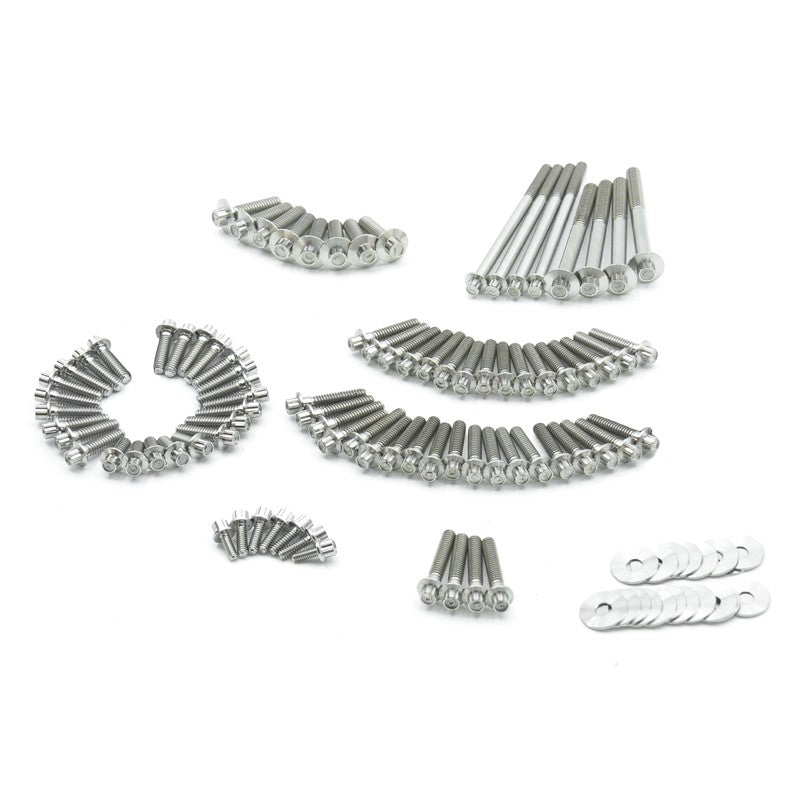 Parafusos de Cilindro de Liga de Titânio para Motor de Motocicleta, Kit de 89 peças para Harley 2018 em diante Touring Road Glide Softail Low Rider S/ST