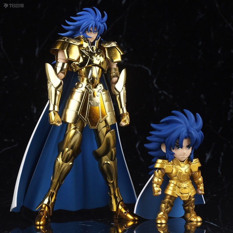 10cm Saint Seiya Anime Figura Myth Cloth Leão Aiolia Aquário Camus Câncer Máscara da Morte Cavaleiro Dourado Bonecas Japonesas Hobbies