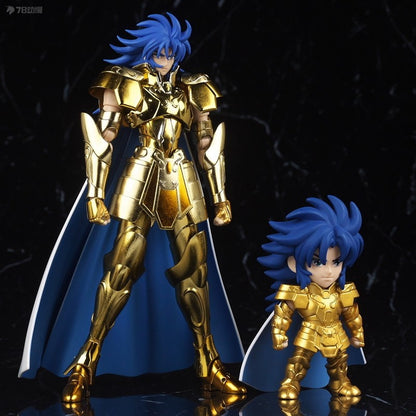 10cm Saint Seiya Anime Figura Myth Cloth Leão Aiolia Aquário Camus Câncer Máscara da Morte Cavaleiro Dourado Bonecas Japonesas Hobbies