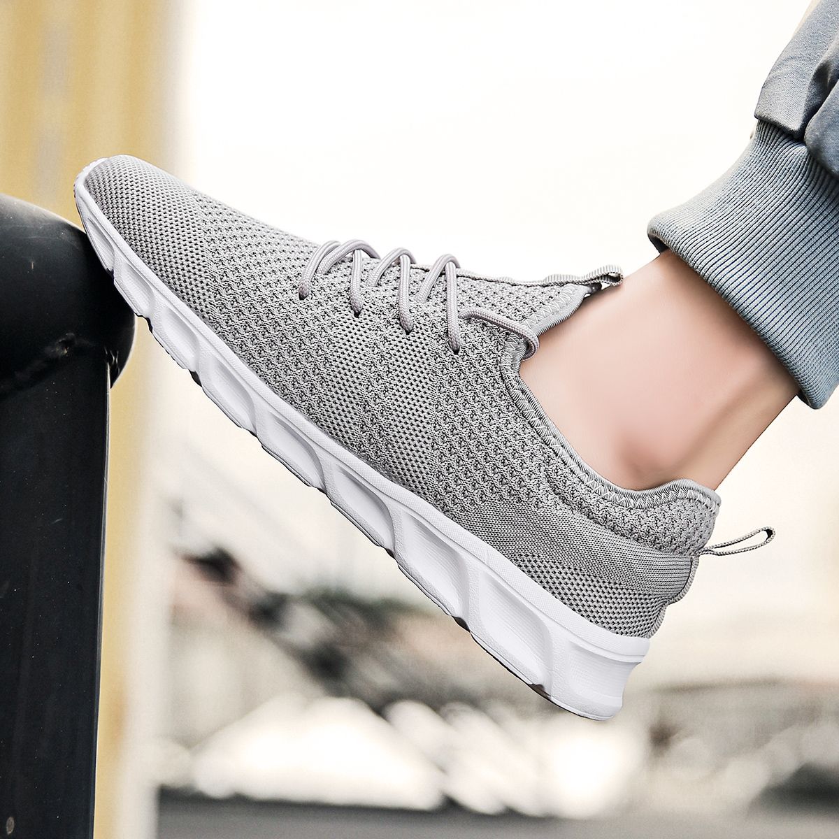 Oferta Imperdível Tênis Masculino Leve de Corrida Confortável Respirável Casual Antiderrapante e Resistente ao Desgaste Tênis Esportivo Masculino para Caminhada