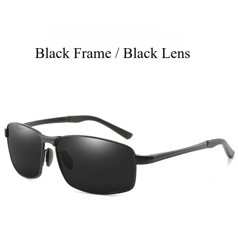 AORON Alloy Men Polarized Sunglasses Women Male Luxury UV400 Goggles Brand Design Metal Frame Glasses Driving