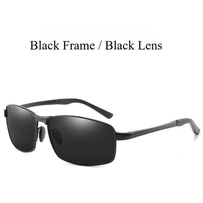 AORON Alloy Men Polarized Sunglasses Women Male Luxury UV400 Goggles Brand Design Metal Frame Glasses Driving