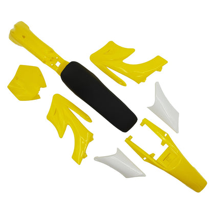 7 Cores Moto Apollo Infantil Bicicleta de Trilha Minimoto Acessórios Plásticos Carenagem Para-lamas Assento Almofada Kit Carroceria