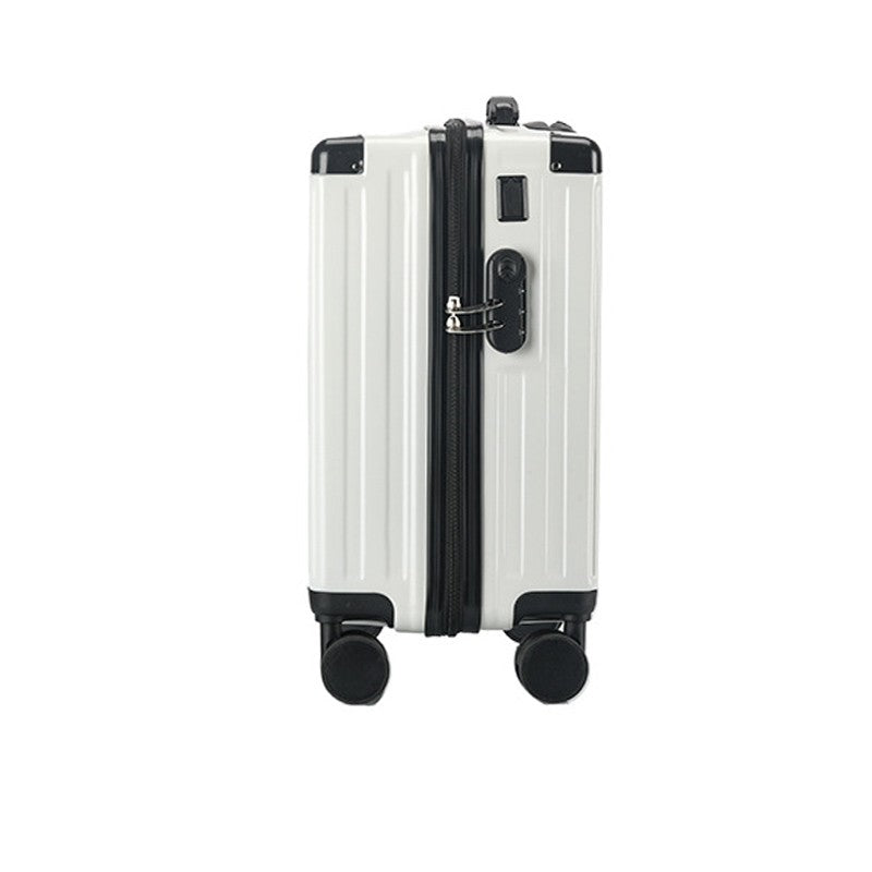 Mala de Bordo Pequena de 18 Polegadas ABS com Múltiplos Compartimentos e Divisória para Molhados e Secos para Viagens a Negócios e Viagens Curtas