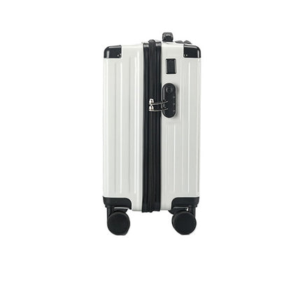 Mala de Bordo Pequena de 18 Polegadas ABS com Múltiplos Compartimentos e Divisória para Molhados e Secos para Viagens a Negócios e Viagens Curtas