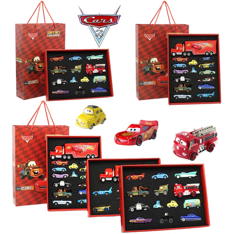 Disney Pixar Carros 3 Metal Diecast Relâmpago McQueen Mate Campeão Carro Modelo Brinquedo Presente Conjunto Jackson Tio Caminhão Menino Aniversário Brinquedos