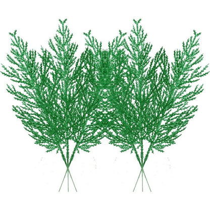 5Pcs Christmas Decoration Artificial Pine Leaves Branches Xmas Tree Pendent for Home Decor New Year Navidad DIY Garland Ornament