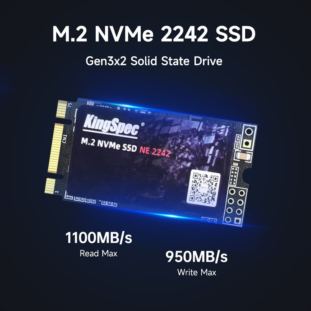 KingSpec M2 SSD 256gb NVME 2242 SSD 512gb M.2 PCIe 500gb M.2 1TB Solid State Drive hdd para Laptop Desktop Thinkpad T480 T470P