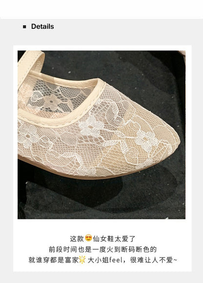 2024 New Women Flats Shoes Summer Ballet Flats Fashion Bow Women Shoes Slip on Sweet Hollow Flat Shoes Female Zapatos De Mujer