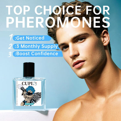 50ml Colônia Cupid Perfume Feromônio Colônia Masculina Longa Duração Aumenta a Intimidade Perfume Hombre de Alta Qualidade Atrai Mulheres